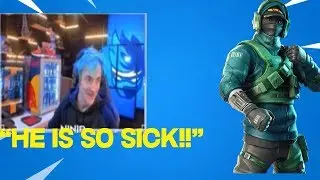 NINJA *REACTS* To NEW Exclusive REFLEX BUNDLE SKIN - Fortnite Funny And Epic Moments