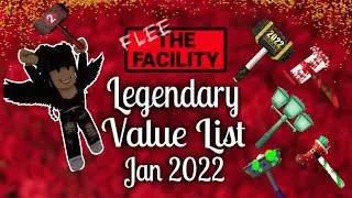 Jan 2022 Legendary Set Value List Updated (Flee the Facility Roblox)