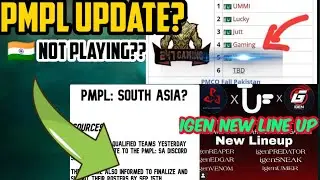 PMPL South Asia Update ? India Will Not Play? | 247 Roster Change | IGEN Predators New Line Up