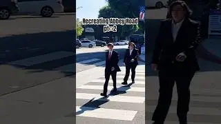 I Recreated the Abbey Road Cover  #recommended #foryou #fyp #beatles #viral #youtubeshorts