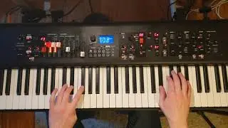 Funky bass line on keys