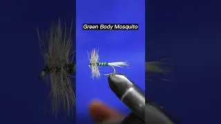 Fly tying a Green Body Mosquito | Fly tying tutorial
