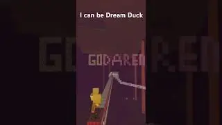 Dream Duck! Doing Death Match! #minecraftshorts #minecraft #minecraftdeathrun #duck #funny #fps