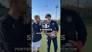 Lorenzo sfida il portiere pi&ugrave; grosso di Tiktok🤯#calcio #fc8nova #calcioa8 #football #challenge
