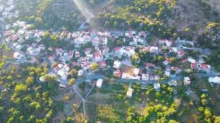 Beautiful Meronas village and Mount Ida, Crete