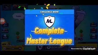 BRAWL STAR I COMPLETE MASTER LEAGUE CHALLENGE!!!