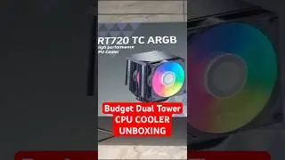 CPS PcCooler RT720 TC Dual Tower CPU Cooler Unboxing & Testing 5800x