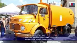 MERCEDES-BENZ L 1113 Weichenreiniger / Railway Switch Cleaner, SSB Stuttgart, Germany, 29.07.2018.
