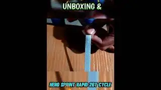 hero sprint rapid 26t Cycle Unboxing || 21 speed Shimano gear || #shorts #cycling #herocycle.