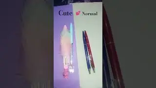 normal vs cute stationary 🥰 ❤️#cute #normal #stationary #shorts