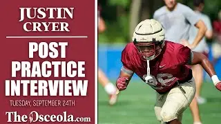 FSU football | Justin Cryer on return to Texas, extended playing time and being a leader at FSU