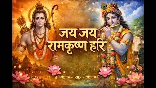✨ जय जय रामकृष्ण हरि | राम & कृष्ण का दिव्य नाम जप | शांति और भक्ति 🙏