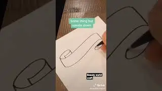easy way to draw a banner ribbon #youtubeshorts #beauty world craft ❤️🎁🎀