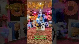 Boss baby Balloon Decoration  ￼ ￼ first birthday, decoration ￼#Balloon ￼#bossbaby  #bossbaby2