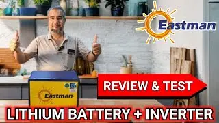 Eastman 1500VA Inverter + Lithium Battery EM LFP 240 Combo &ndash; Review + Live Test #bharat_power_ranchi