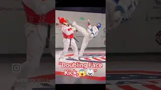 CJ Nickolas Double kick. Knockout 💥 #taekwondofight #taekwondo #tkd #taekwondoreels