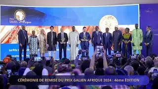 C&Eacute;R&Eacute;MONIE DE REMISE DU PRIX GALIEN AFRIQUE 2024 : 4&egrave;me &Eacute;DITION