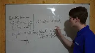 Как связаны инфимум и супремум?