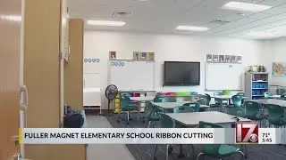 Ribbon cutting for newly renovated Fuller Magnet Elementary held in Raleigh