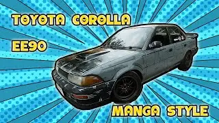 EE90 AE92 Manga Style \ Initial D Style