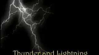 THUNDER AND LIGHTNING - kids song - Lyrics Video  The Kazooks