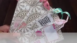 LaRibbons and Crafts DIY Wrapping Paper Bookmarks