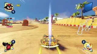 Team Sonic Racing (PC) Shadow Team JP Sand Road [4 Laps HDR 2K]