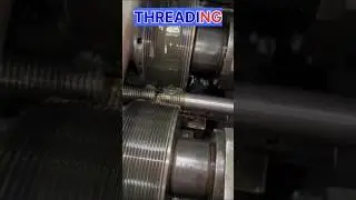 ROD THREADING MACHINE///#threading #rod #thread #ironrod  #threadrollingmachine #ironrods #machine