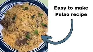 Simple and easy to make &lsquo; Lamb Pulao&rsquo; dish