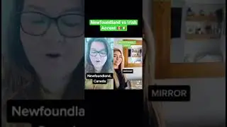 Newfoundland vs Irish Accent 🇨🇦🇮🇪 #accents #tiktok #shorts