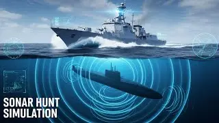 🔥 How a US Destroyer Locates China&rsquo;s Type 095 Submarine &ndash; Sonar Battle Simulation ⚔️
