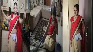Saree Vlog - Chit Chat Ep-10 // Double hanky tuck// Daily Routine // Evening Routine #Requestedvideo