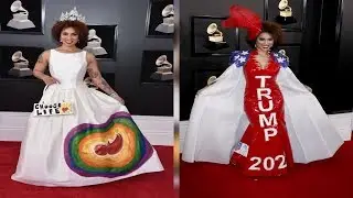 Grammys 2020: Pro Trump singer Joy Villa shocks in 'impeached and re-elected gown'