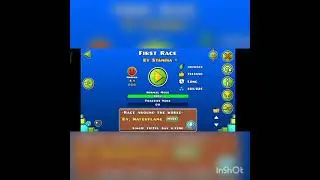 Как пройти First Race?В geometry dash.