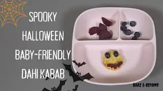 Quick, Easy, Spooky and Healthy Halloween treat. Baby friendly recipe. Prep time 2 minutes.