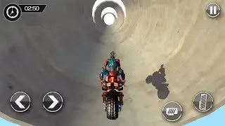US Police Robot Bike Stunts - Android Gameplay