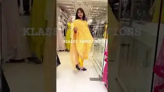 Yellow straight suit #haldifunction#fashiontrend