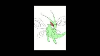 SPEEDPAINT!! Mega Flygon | Pokemon!! #pokemon #digitaldraws