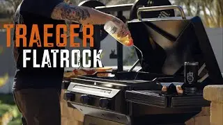 NEW Flat Top Griddle CHAMP?? | Traeger Flatrock Unboxing, Seasoning, and First Look