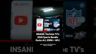 INSANE: YouTube TV's 2026 Sports Bundle Packs ALL ESPN + NFL!