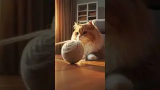 The cutest kick ever! 😻   #felinefun #yarnlove #catlovers  #cutecats#catmemes #kittyfun #fluffycats