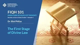 The First Stage of Divine Law - Fiqh 101