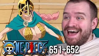 История и навыки Ребекки?!? | Реакция и обзор 651 и 652 серий One Piece | Арка Дрессроса!