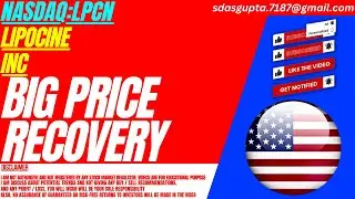 LPCN STOCK : BIG PRICE RECOVERY | LIPOCINE STOCK