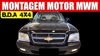 EP. 519 // Chevrolet S10 Motor MWM Sprint 2.8 Turbo Intercooler == Montagem Completa do MOTOR