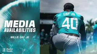 Willie Gay Jr. meets with the media | Miami Dolphins