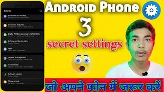 Android Phone hidden settings. Android Phone secret settings. Android Phone Find my device settings.
