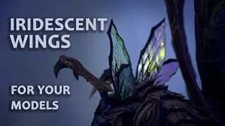 Iridescent wings for your models | TUTORIAL