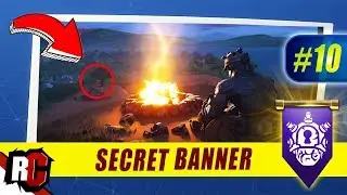 Fortnite | WEEK 10 Secret Banner Location (Season 7 Week 10 Loading Screen / Snowfall Skin)
