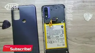 📱How to open or replace back door - Moto G Pure